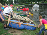 Waterpret bij de sluis